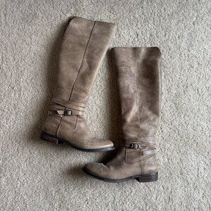 VINCE CAMUTO OVER THE KNEE LEATHER BOOTS